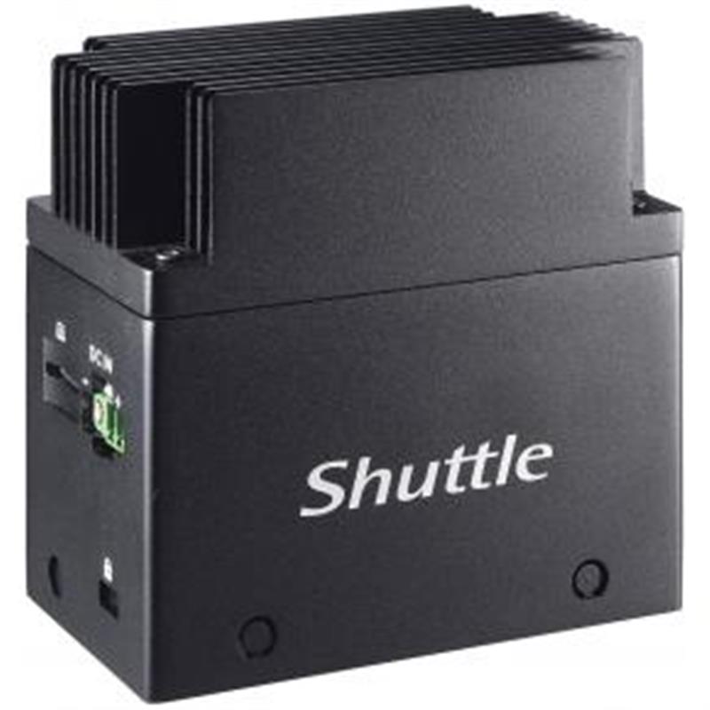 Shuttle EDGE EN01J3 J3355 Intel® Celeron® 4 GB LPDDR4-SDRAM 64 GB eMMC Mini PC Zwart