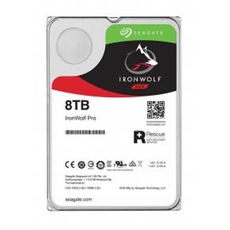 Seagate IronWolf Pro ST8000NE001 interne harde schijf 3.5"" 8000 GB SATA III