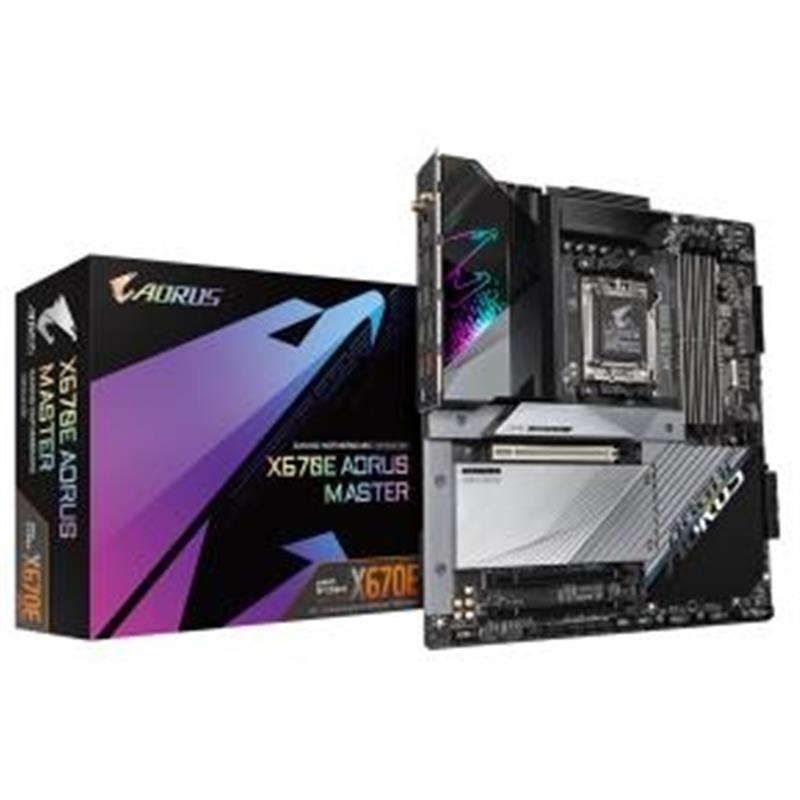 Gigabyte X670E AORUS MASTER (REV. 1.0) moederbord AMD X670 Socket AM5 ATX