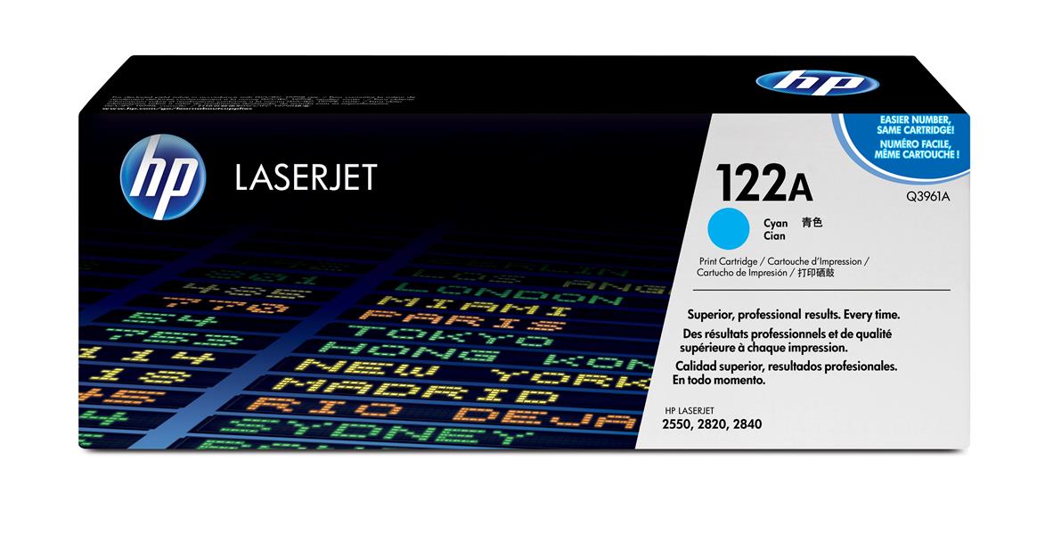 HP 122A Origineel Cyaan 1 stuk(s)