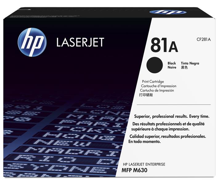 HP 81A Origineel Zwart 1 stuk(s)