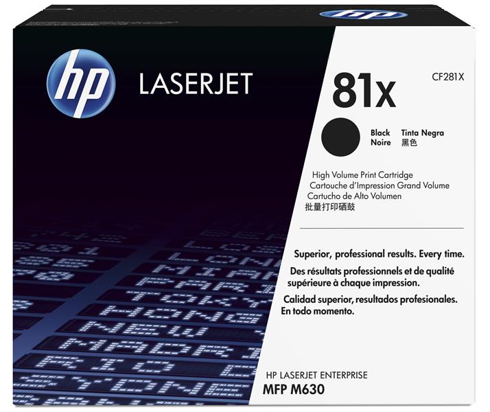 HP 81X Origineel Zwart 1 stuk(s)
