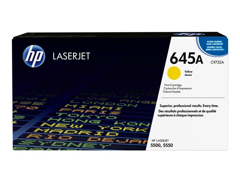 HP 645A Origineel Geel 1 stuk(s)