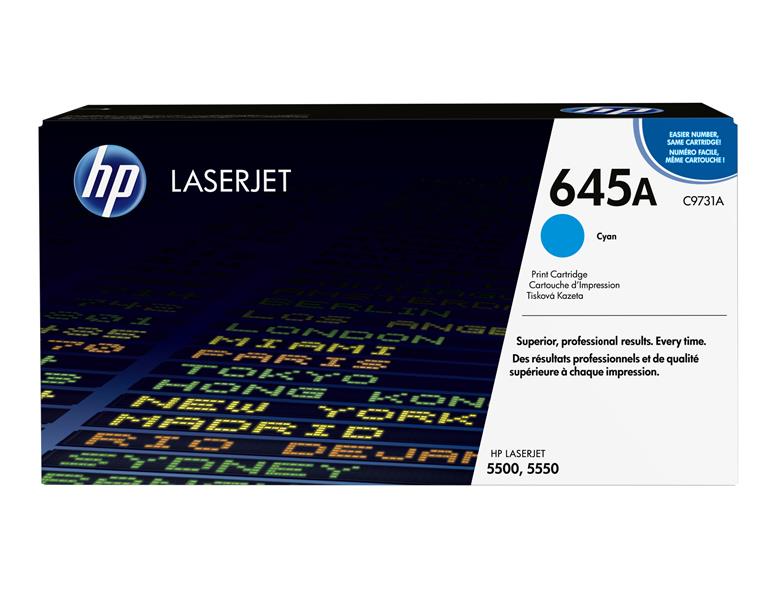 HP 645A Origineel Cyaan 1 stuk(s)