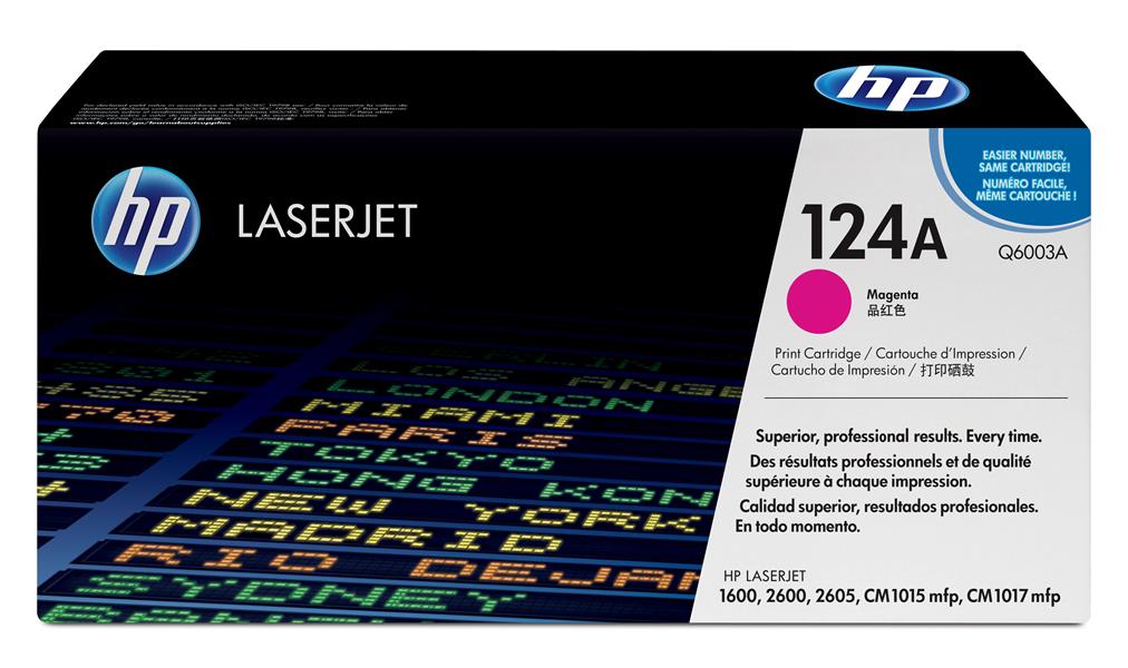 HP 124A Origineel Magenta 1 stuk(s)