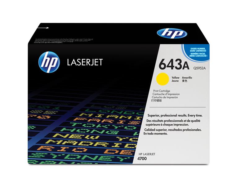 HP 643A Origineel Geel 1 stuk(s)