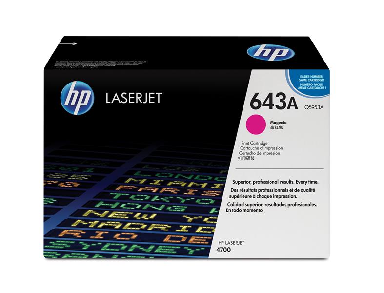 HP 643A Origineel Magenta 1 stuk(s)