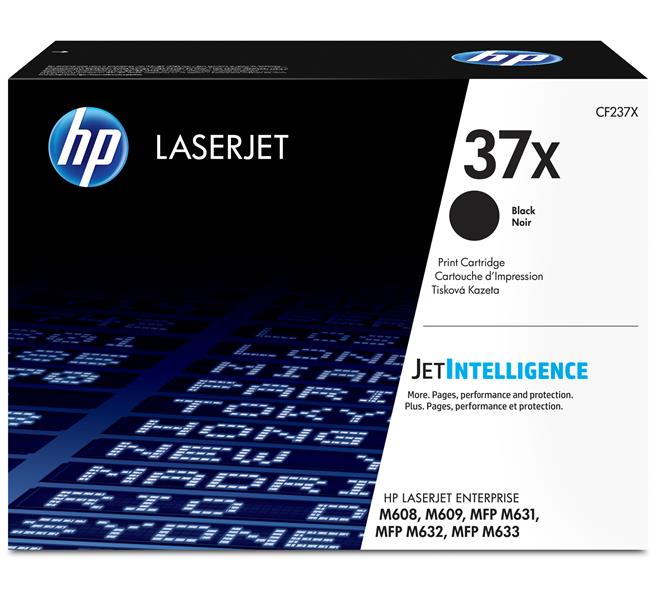 HP 37X Origineel Zwart 1 stuk(s)