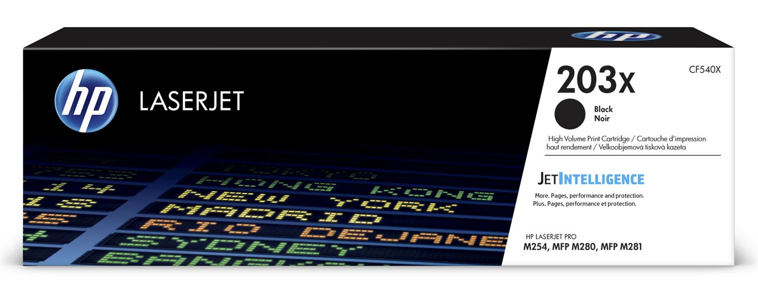 HP 203X Origineel Zwart 1 stuk(s)