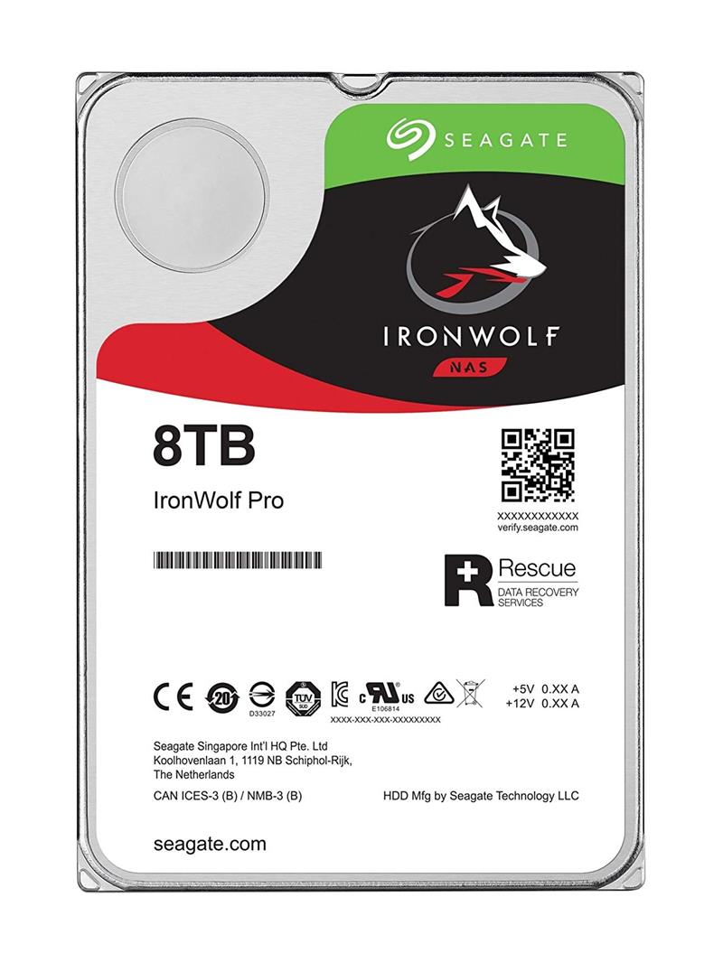 Seagate IronWolf ST8000VN004 interne harde schijf 3.5"" 8000 GB SATA III