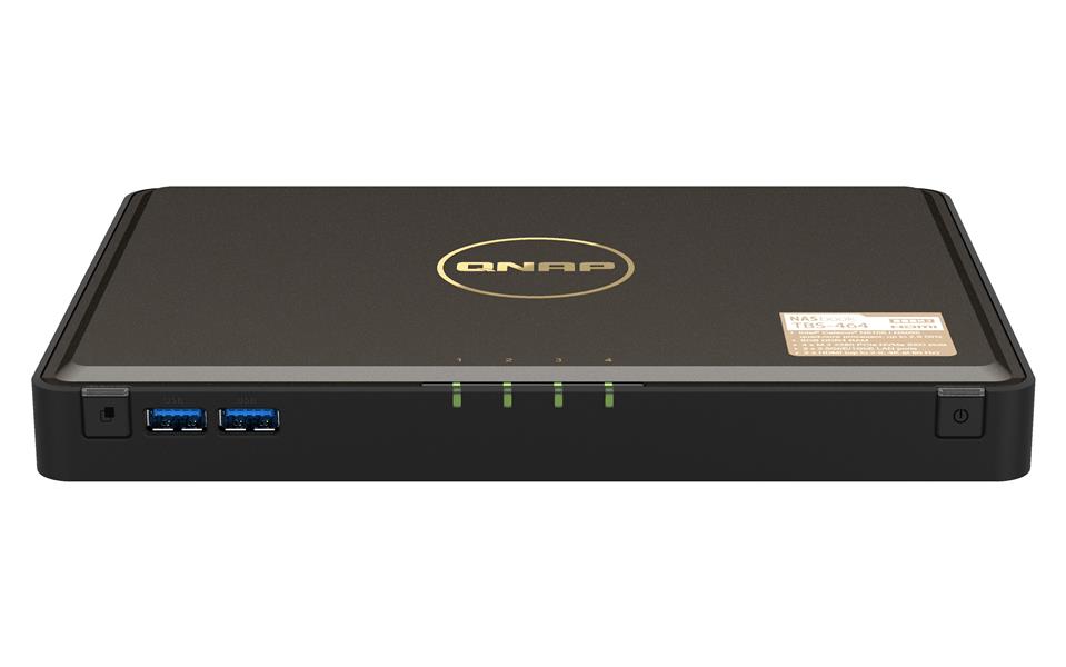 QNAP TBS-464 NAS Desktop Ethernet LAN Zwart N5105