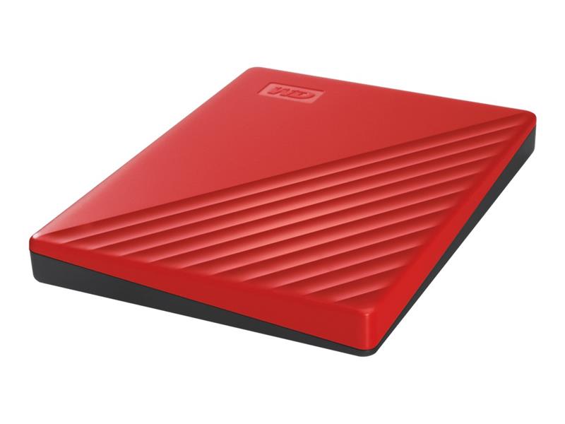 WD My Passport 2TB portable HDD Red