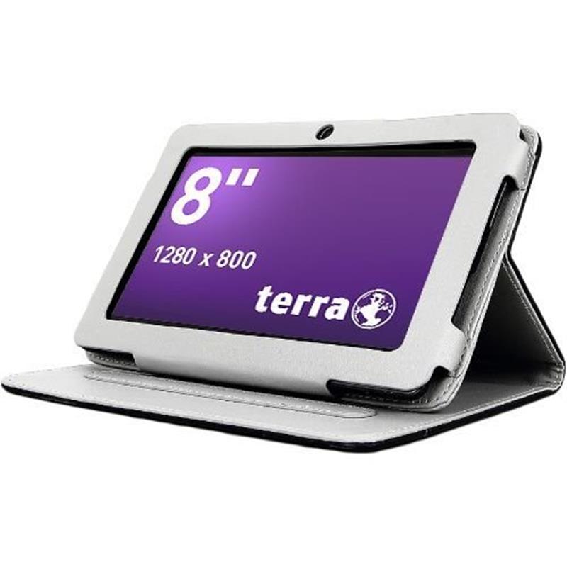 Tas/tablethoes TERRA PAD 803 zwart/grijs
