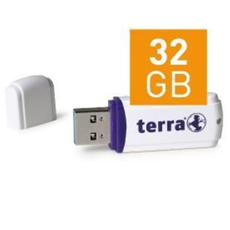 TERRA USThree USB3.0 32GB white Read/Write ~120/15 MB/s
