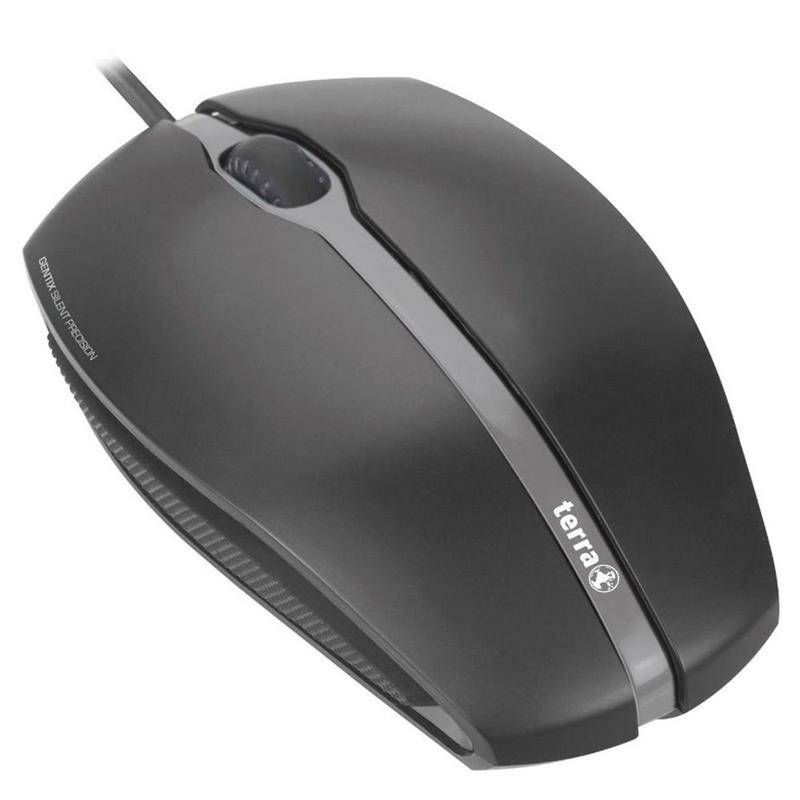 TERRA Mouse 2000 Corded SILENT USB black Baugleich Cherry Gentix Silent Maus