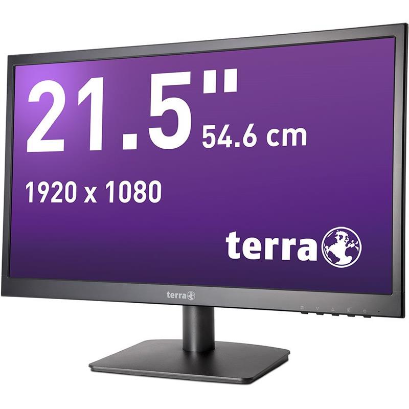 Terra Led Monitor 2226W zwart HDMI Greenline Plus 22 inch