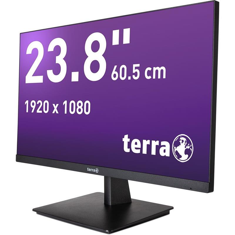 Terra Led Monitor 2463W zwart DP/HDMI Greenline Plus 24 inch